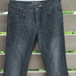 Parasuco Women jeans Faded black denim size 30‎